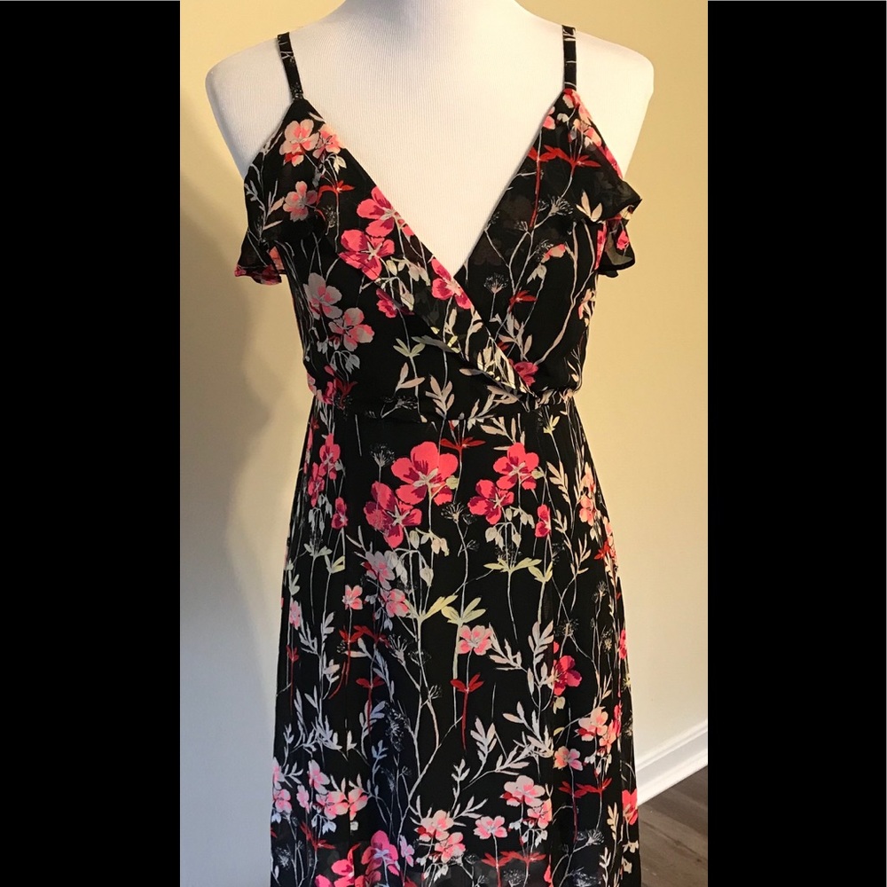 EXPRESS FLORAL SHEER DRESS